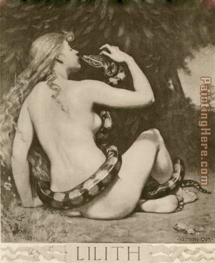 Lilith 2 painting - John Collier Lilith 2 art painting